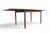 Mid-Century Modern Danish Modern Draw Leaf Teak Dining Table For Sale - Image 3 of 10