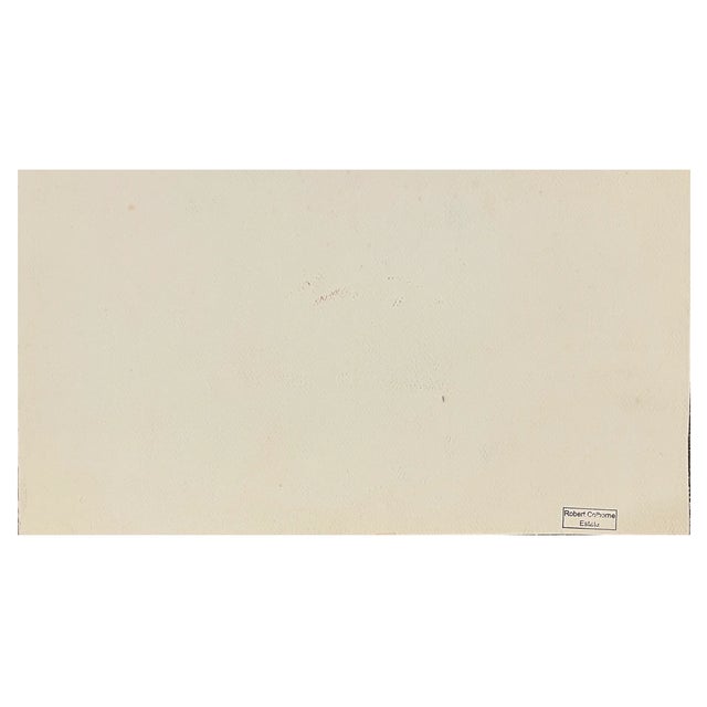 1953 Robert Colborne Fruit and Wine Bottle Still Life Painting For Sale - Image 4 of 4