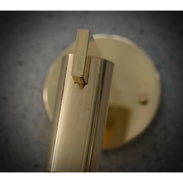 Murano Art Glass and Brass Wall Light, 2000 For Sale - Image 4 of 12