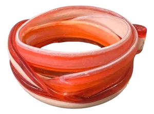 A Vintage 2016 Century Rubber Bangle Bracelet by Gaetano Pesce for Corsi Design