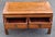 20th Century Ming Style Rosewood Two Drawer Coffee Table For Sale - Image 4 of 11