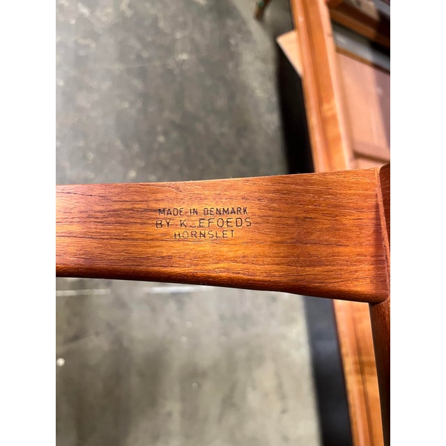 Wood 1960s Vintage Mid Century Danish Teak Dining Chairs by Koefoeds Hornslet - Set of 4 For Sale - Image 7 of 7