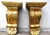 Baroque Vintage Wall Corbels in Gilt Wood, 1930s, Set of 2 For Sale - Image 3 of 12