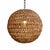 Hand braided banana leaf globe pendant light. Natural beautiful varying tones of tans and browns. Each pendant may vary...