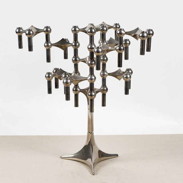 1960s Orion Modular Candelabra by Fritz Nagel for BMF, 1960s For Sale - Image 5 of 14