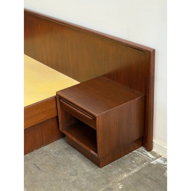 1960s 1960s Danish Modern Queen Platform Bed For Sale - Image 5 of 15