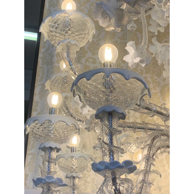 Contemporary Floral Ca' Rezzonico Murano Glass Chandelier For Sale - Image 10 of 12