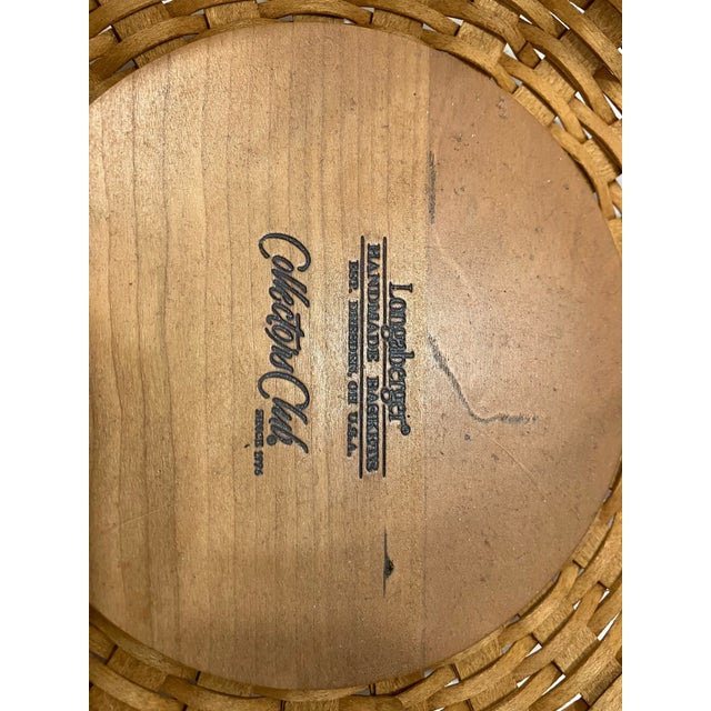 Wood Longaberger Basket For Sale - Image 7 of 7