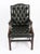 Vintage English Green Gainsborough Leather Desk Chairs, Set of 2 For Sale - Image 5 of 15