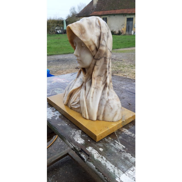 Marble Bust from Libero Gremigni, Rome, 1900 For Sale - Image 9 of 14