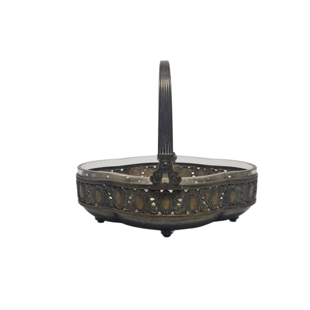 Silver Antique Art Nouveau Planter, 1890s For Sale - Image 8 of 13