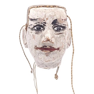 Southeast Asian Puppet Head, Circa 1880 For Sale