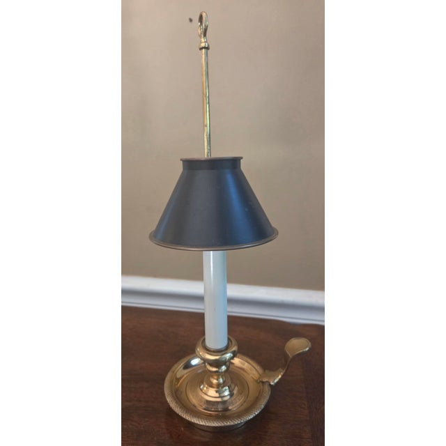 Bring timeless European elegance to your home with this stunning French-style Bouillotte candlestick table lamp. Perfectly...