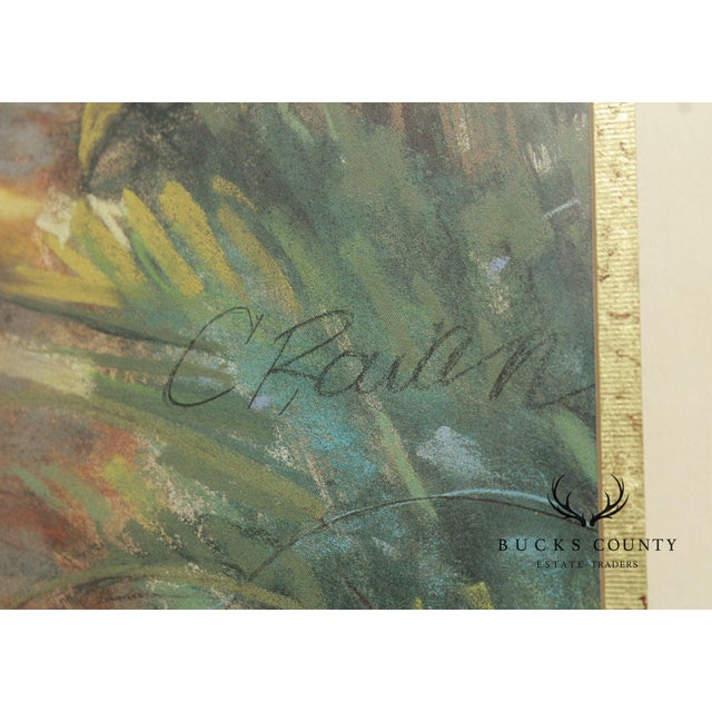 Paper Carol Rowan Impressionist Style Garden Print For Sale - Image 7 of 15