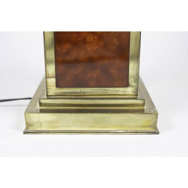 Table Lamps in Bakelite and Gilt Brass, 1970s, Set of 2 For Sale - Image 6 of 7