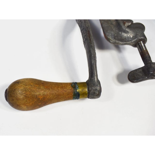 Antique Manual Lf & C No. 1 Universal Food Decorative Meat Grinder For Sale - Image 6 of 11