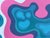 The framed abstract print is a serigraph or silkscreen artwork by French artist Henri Baviera (born 1934), featuring...