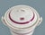 C. 1865–1875 American White Ironstone Magenta & Gilt Monogrammed Slop Jar For Sale - Image 10 of 11