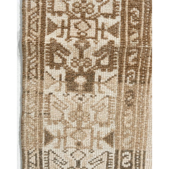 1940s 1940s Vintage Beige Area Rug 4' X 6'7 For Sale - Image 5 of 12