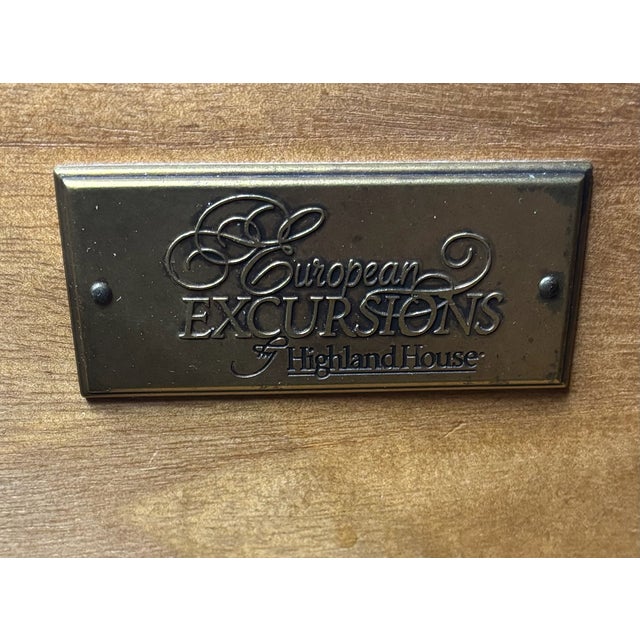 Highland House Highland House European Excursions Block Front Master Chest For Sale - Image 4 of 14