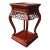 Early 21st Century Chinoiserie Style Mahogany Stand For Sale