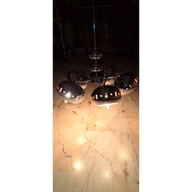 1960s Space Age Ceiling Lamp, 1960 For Sale - Image 5 of 14