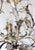 Myran Allan Luxury Italian Lighting Gold Leaf Finished Iron and Angel Wing Swarovski Crystal Chandelier For Sale - Image 4 of 7