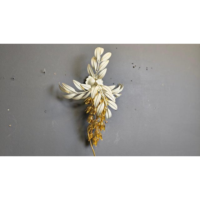 Vintage Floral Wall Lamp from Hans Kögl, 1970s For Sale - Image 17 of 18