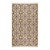 Part & Parcel Goods Wool Star Rug, 2’6” x 12', Celadon, Chocolate, Sage and Eggshell For Sale