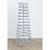 A massive French wine/beer bottle drying tree from circa 1920 in zinc plated metal. The spiky, conical form (also called a...