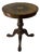 Vintage Maitland-Smith Round Pedestal Mahogany Inlaid Table. For Sale