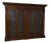 Italian 4 Door Large Walnut Library Bookcase For Sale