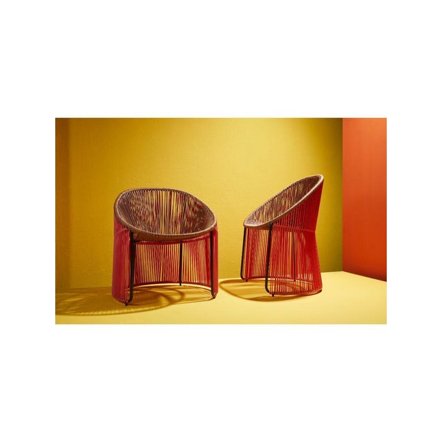 Metal Black Cartagenas Lounge Chairs by Sebastian Herkner, Set of 4 For Sale - Image 7 of 18