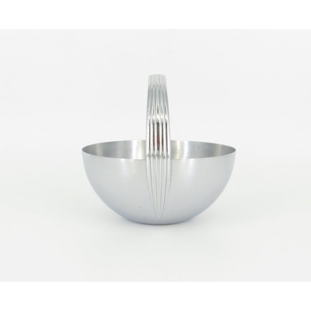 Art Deco 1930s Art Deco Russel Wright for Chase Chrome Ice Bowl/Bucket For Sale - Image 3 of 10