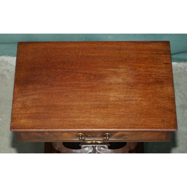 Regency Style Hardwood Kyre Form Side Tables, Set of 2 For Sale - Image 6 of 18