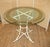 Traditional 1970s Palm Beach Regency Faux Bamboo Entry or Dining Table For Sale - Image 3 of 3