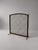 1940s Vintage Brass and Black Metal Fireplace Screen with Geometric Lattice Design, 1940 For Sale - Image 5 of 5