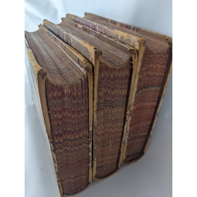 Antique 1874 Elizabeth Barrett Browning Poems – Complete 3-Volume Leather-Bound Set For Sale - Image 11 of 18