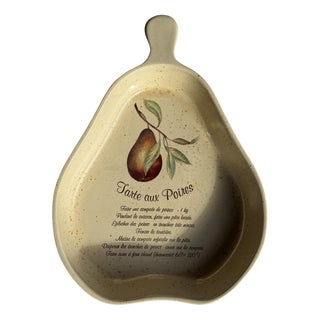 Pear-Shaped Pie Dish, 1980s For Sale