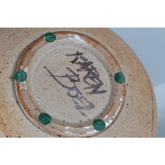 Ceramic Partly Glazed Stoneware Bowls by Karen Boel, 1970s, Set of 2 For Sale - Image 7 of 8