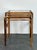 Wood Vintage MCM Burlwood and Brass Nesting Tables - Set of 2 For Sale - Image 7 of 12