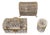 Set of Three Baccarat Crystal Jewelry Caskets, France, Late 19th Century. For Sale