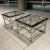 Chrome Brass & Glass Top End Tables Manner of Mastercraft - a Pair For Sale - Image 9 of 13