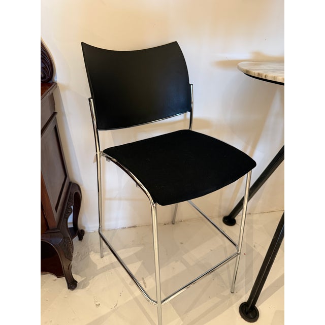 Up for sale is a matching Mayline set of 2 modern counter-height bar stools in excellent condition. Each stool features a...