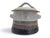 Ralph Lodewick, Pacific NW studio pottery jar with lid. Medium crock jar, round shape with handles in stoneware with...