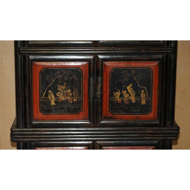 Antique Chinese Export Compound Cabinet, 1920 For Sale - Image 4 of 18