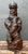 This vintage sculptural ceramic vase brings mid-century modern character to a room through its richly textured surface,...