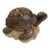 Handcrafted Mosaic Turtle Figurine - Multicolor Miniature Sculpture 3"x4"-Unique For Sale