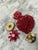 Eclectic Vintage Upcycled Crystal Jeweled Magnets, Set of Five For Sale - Image 9 of 10