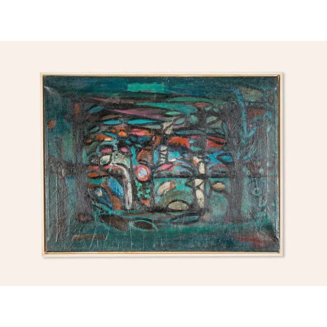 Wilhelm Jan Elsman, Window to the Garden, 20th-century, Oil on Canvas, Framed For Sale - Image 14 of 14